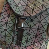 img 1 attached to Holographic Reflective Backpack With Stacked Tower Pattern By HotOne: The Ultimate Fashion Backpack review by Sheila Osorio