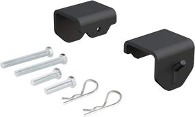 img 4 attached to 🔒 CURT 17003 Weight Distribution Hitch Clamp-On Hookup Brackets: Secure and Convenient Black Brackets