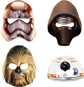 img 4 attached to 🌟 Star Wars Episode VII Party Masks, 8ct: Unleash the Galactic Fun!