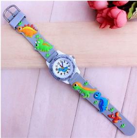 img 1 attached to 🌈 ELEOPTION Kids Watch for Girls Boys - Waterproof Toddlers Digital Watch with 3D Cute Cartoon Silicone Strap - Perfect Birthday Gift for Kids