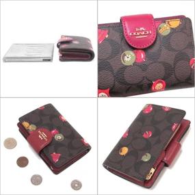 img 2 attached to 👛 Signature Medium Corner Wallet for Women – Handbags & Wallets Combo