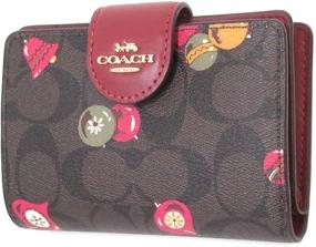 img 3 attached to 👛 Signature Medium Corner Wallet for Women – Handbags & Wallets Combo