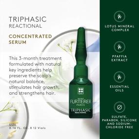 img 3 attached to Combat Sudden Thinning With René Furterer TRIPHASIC Reactional Concentrated Serum - 3-Month Supply For Postpartum & Stress-Induced Hair Loss - Drug-Free Growth Formula - 12 Ct.