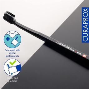 img 1 attached to Black & White CURAPROX Ultra Toothbrushes: Enhanced for Better Dental Care