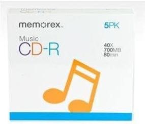 img 2 attached to Memorex 40X Write Once CD R Audio