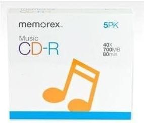 img 1 attached to Memorex 40X Write Once CD R Audio
