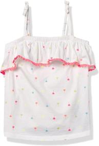 img 4 attached to Nautica Girls' Sleeveless Fashion Shirt - Stylish Girls' Clothing in Tops, Tees, and Blouses