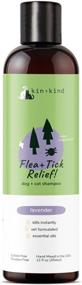 img 3 attached to 🐶 kin+kind Natural Dog Flea and Tick Prevention - Plant-Based Flea Shampoo + Spray Value Pack (12 fl oz) - Vet Formulated with Lavender, Coconut, and Peppermint - Made in the USA