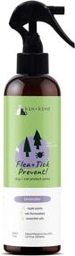 img 2 attached to 🐶 kin+kind Natural Dog Flea and Tick Prevention - Plant-Based Flea Shampoo + Spray Value Pack (12 fl oz) - Vet Formulated with Lavender, Coconut, and Peppermint - Made in the USA