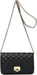 img 4 attached to Shoulder Quilted Crossbody Designer Lattice Women's Handbags & Wallets via Crossbody Bags