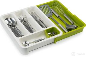 img 3 attached to 🍴 Green Joseph Joseph DrawerStore Cutlery Tray with Expandable Design