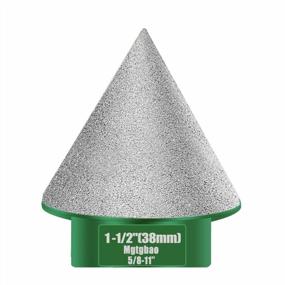 img 4 attached to Mgtgbao 38Mm Green Diamond Beveling Chamfer Bit, 1-1/2" Diamond Countersink Drill Bits With 5/8-11 Inch Thread For Enlarging, Polishing And Bevelling Granite Marble Tiles Size Of 0 To 1-1/2" Inch