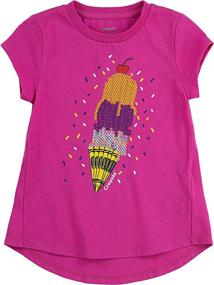 img 3 attached to Crayola Childrens Apparel Graphic Crewneck Girls' Clothing : Tops, Tees & Blouses