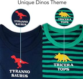 img 3 attached to 🦖 Evercute Sleeveless Boys' Cotton Dinosaur Clothing and Tops: Tees, Shirts