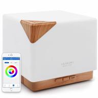 asakuki smart wifi essential oil aromatherapy diffuser with alexa and google home voice control, 700ml ultrasonic humidifier - 7 led colors & create schedules logo