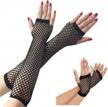 13 styles 80s fishnet gloves for women and girls in theme party costume accessories logo