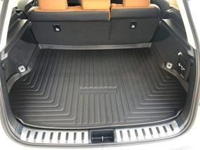 img 3 attached to 🚗 Luxury Cargo Liner for Lexus NX200t NX300 NX300h 2015-2021 - Tailored Car Trunk Mat - All-Weather Black Cargo Mat - Precision-Fit 3D Laser Measured Trunk Liners for Lexus NX200t NX300 NX300h