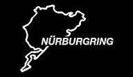 наклейка для ноутбуков nurburgring racing racetrack логотип