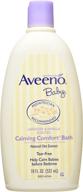 🛁 aveeno baby calming comfort bath with lavender & vanilla, 18 fl oz bottles (pack of 3) logo