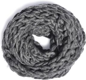 img 3 attached to Leto Collection Stylish Weather Infinity Women's Accessories : Scarves & Wraps