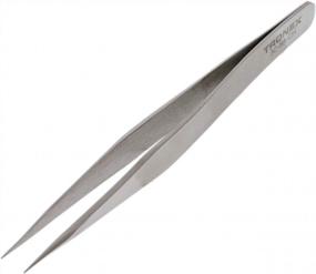 img 3 attached to Tweezers – Tronex 3C SS Short Straight Tip, Very Fine • 3C-SA-CH
