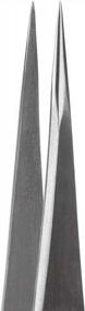 img 1 attached to Tweezers – Tronex 3C SS Short Straight Tip, Very Fine • 3C-SA-CH
