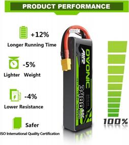 img 2 attached to High-Performance Ovonic 4S Lipo Battery With 60C Discharge Rate And 3400MAh Capacity For RC Vehicles
