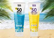 🌞 yaya organics baby + kids mineral sunscreen lotion, spf 50 - reef-friendly, water-resistant, hypoallergenic, gentle for delicate skin logo