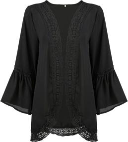 img 2 attached to Flaunt Your Style With PRETTODAY'S Bell-Sleeved Kimono Cardigans & Lace Cover-Ups