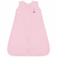 baby wearable blanket - tillyou sleeveless plush sleep sack, warm soft unisex clothes for toddler girl 18-24 months, pink fox logo