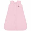 baby wearable blanket - tillyou sleeveless plush sleep sack, warm soft unisex clothes for toddler girl 18-24 months, pink fox logo