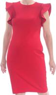 calvin klein womens sheath rosewood women's clothing ~ dresses logo