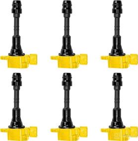 img 4 attached to 🔥 ENA Set of 6 Heavy Duty Ignition Coil Pack Compatible with Nissan Maxima and NV Series: High-Quality Replacement for UF349 C1406