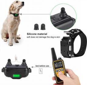img 2 attached to Train Your Dog Efficiently With Our Waterproof Rechargeable Electronic Collar Featuring 4 Training Modes And 2600Ft Remote Range