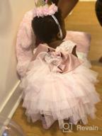 img 1 attached to Cilucu Baby Girls Party Dress: A Beautiful Peachy Pink Tutu For Special Occasions review by Covey Palmer