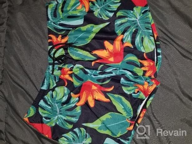 img 1 attached to SHEKINI Women'S Swim Shorts: Stylish Printed Board Shorts For Summer Beach Fun! review by Lisa Ortega