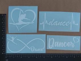 img 3 attached to ❤️ Dance Decals Pack: Heart, Infinity, Heartbeat, Dancer (White) by Slaced