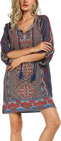 img 3 attached to Urban CoCo Bohemian Vintage Printed Women's Clothing ~ Dresses