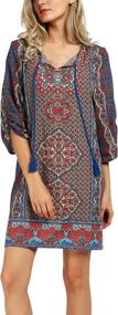 img 1 attached to Urban CoCo Bohemian Vintage Printed Women's Clothing ~ Dresses