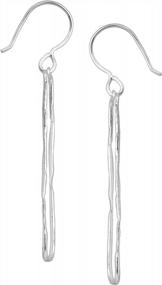 img 2 attached to Hammered Sterling Silver Drop Earrings - Silpada 'Balancing Act' Collection For Perfect Balance And Style