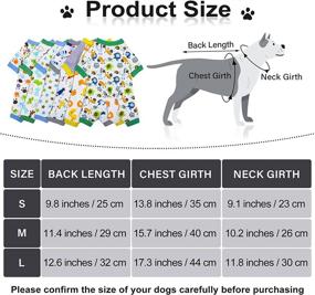 img 3 attached to 🐶 Pedgot 6 Packs Puppy Dog Onesies - Soft Pure Cotton Dog Pajamas for Daily Wear & Party - Cute Dog Clothes Pet Jumpsuit, Puppy Rompers & Bodysuits