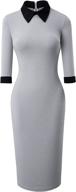 👗 homeyee women's celebrity business bodycon dresses - stylish clothing at dresses logo