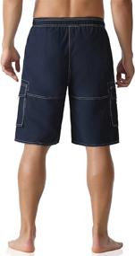 img 1 attached to Nonwe Men'S Quick Dry Swim Trunks W/Elastic Waist & Pockets
