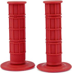 img 4 attached to 🏍️ High-quality 7/8" Dirtbike Hand Grips - Versatile Motorcycle Racing Grip with Anti-slip Rubber for CRF YZF WRF KXF KLX RMZ Dirt Pit Bike (Red)