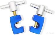 🔧 vastools lift support clamp - ideal for hoods, tailgates, and trunks with up to 14mm shaft diameter - durable metal clamp, set of 2, by vastools logo