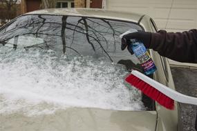 img 2 attached to ❄️ Quick Melting Windshield De-Icer Spray | Effortless Ice and Frost Removal for Windows, Mirrors, Locks, and more | No Need for Scraping or Chipping | 17fl oz. (17oz)