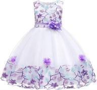 👗 girls' clothing dresses: myosotis510 princess wedding baptism backless logo