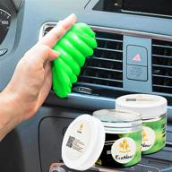 econour dust removal slime gel for car detailing tools & electronics - (green, 2 pack) logo