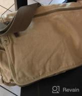 img 1 attached to Gootium Canvas Messenger Bag - Vintage Cross Body Shoulder Satchel review by Megan Ramirez