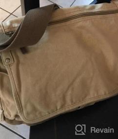 img 6 attached to Gootium Canvas Messenger Bag - Винтажная сумка через плечо через плечо